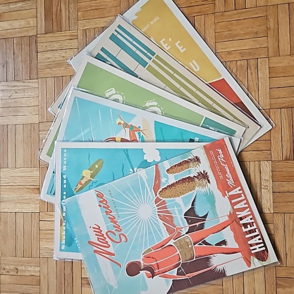 Travel Prints by Nick Kuchar 6pcs